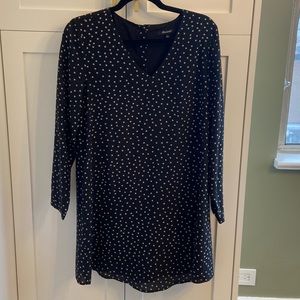 Star Print Madewell Shift Mini Dress